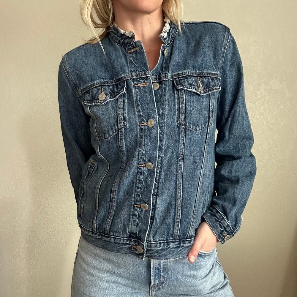 Gap Denim Jacket 100% Cotton Women's Size Medium